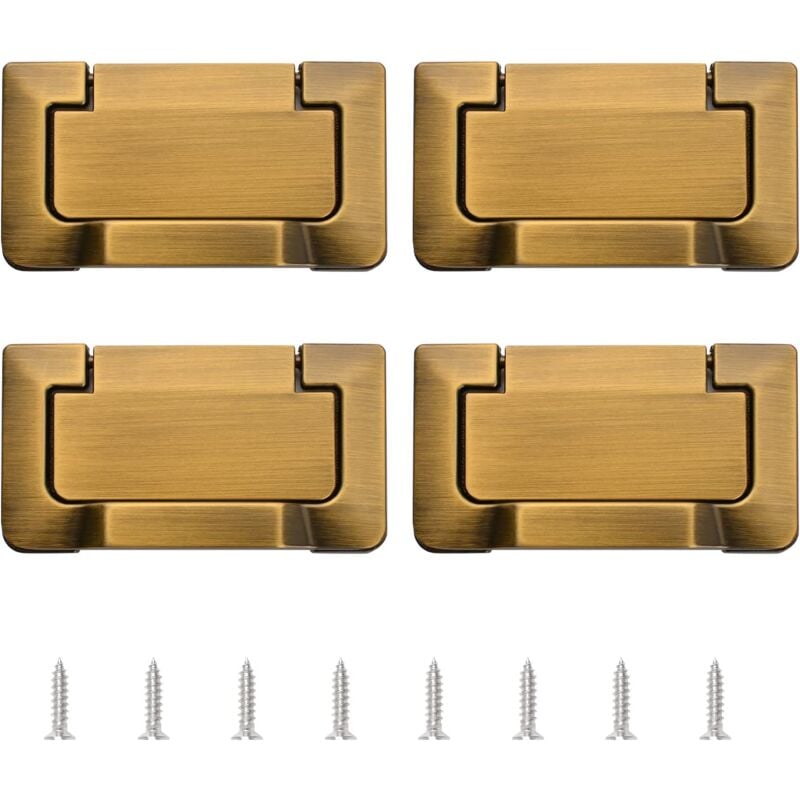 foto del prodotto petites ecrevisses 4x maniglia per mobili moderne maniglia per cassetto con maniglie per armadio guardaroba con viti bronzo