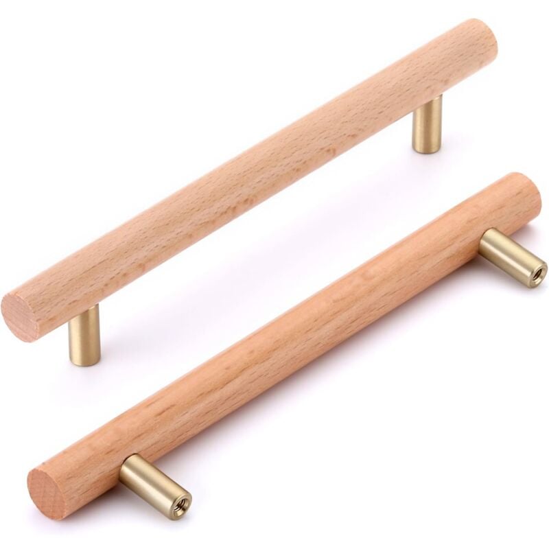 foto del prodotto petites ecrevisses 6 pezzi maniglia per mobili armadi in legno maniglia moderna per armadietto cassettiera con viti 128mm