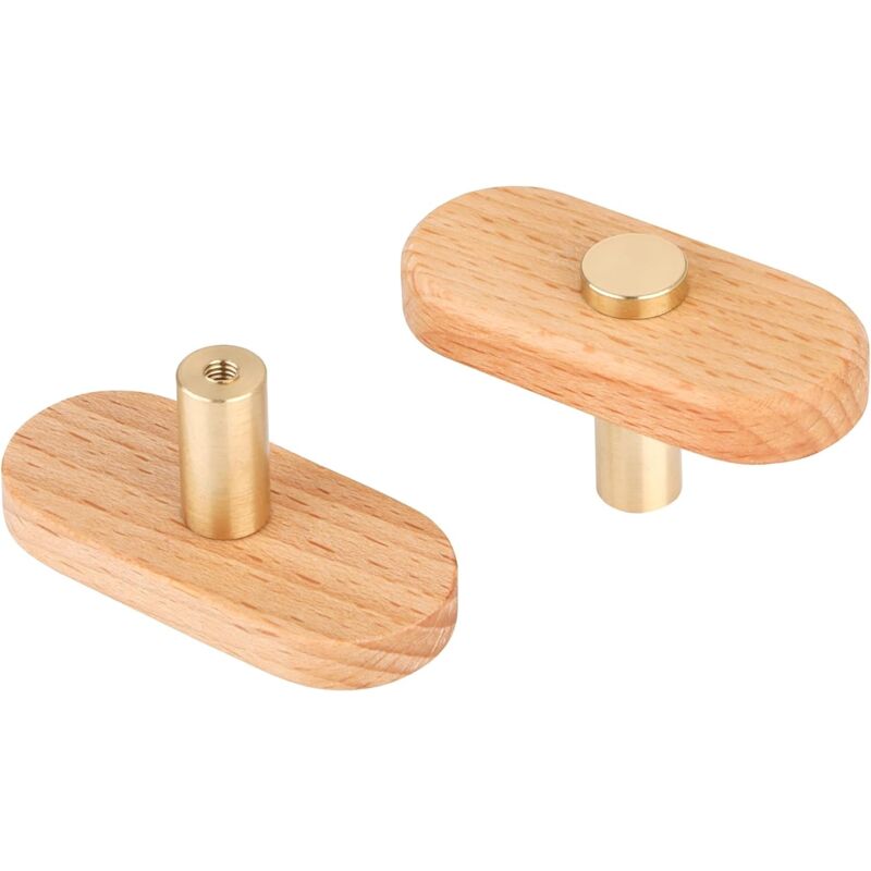 foto del prodotto petites ecrevisses 6 pezzi maniglie per armadi in legno con viti maniglia moderna per mobili cassettiera armadio pomello