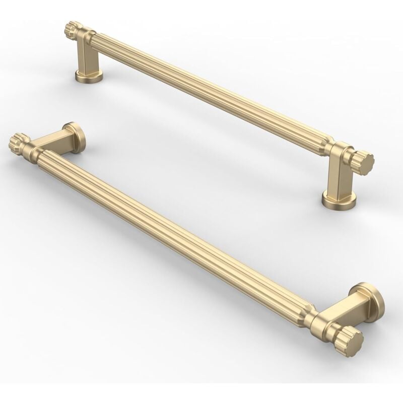 foto del prodotto petites ecrevisses 6 pezzi maniglie per mobili cucina maniglie per armadio moderno con viti per cassetto oro 192mm