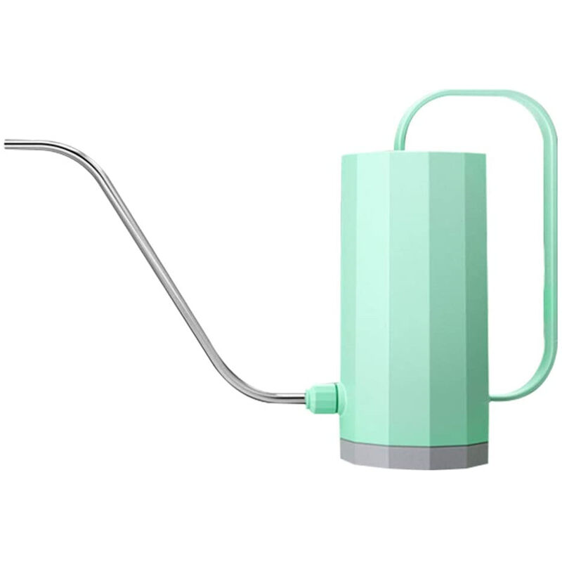 foto del prodotto petites ecrevisses annaffiatoio da 1,2 litro con becco lungo in acciaio inossidabile annaffiatoio per irrigazione interno ed esterno verde