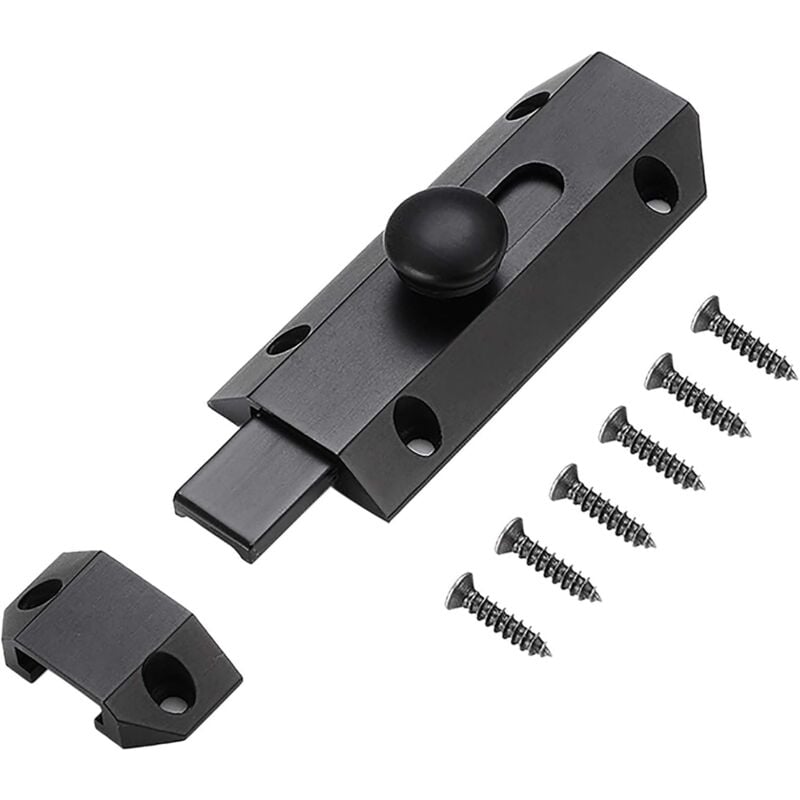 foto del prodotto petites ecrevisses chiavistello di sicurezza per porta bullone chiavistello porta per capannone fienile giardino nero