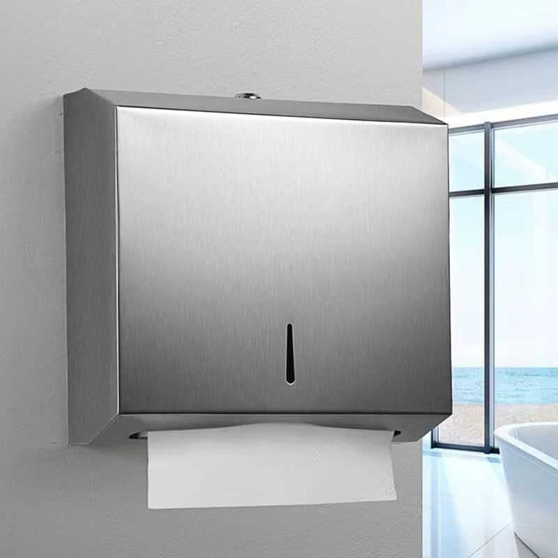 foto del prodotto petites ecrevisses dispenser di carta igienica da parete design di bloccaggio dispenser asciugamani carta in acciaio inossidabile