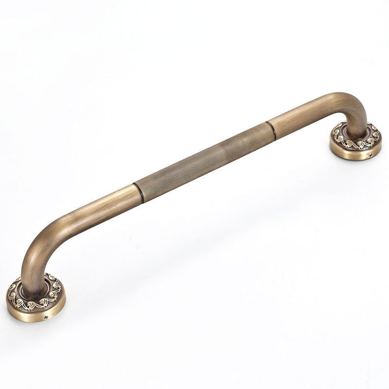 foto del prodotto petites ecrevisses maniglione da bagno in ottone 50cm maniglia di sicurezza vintage per bambini disabili gravidanza bronzo