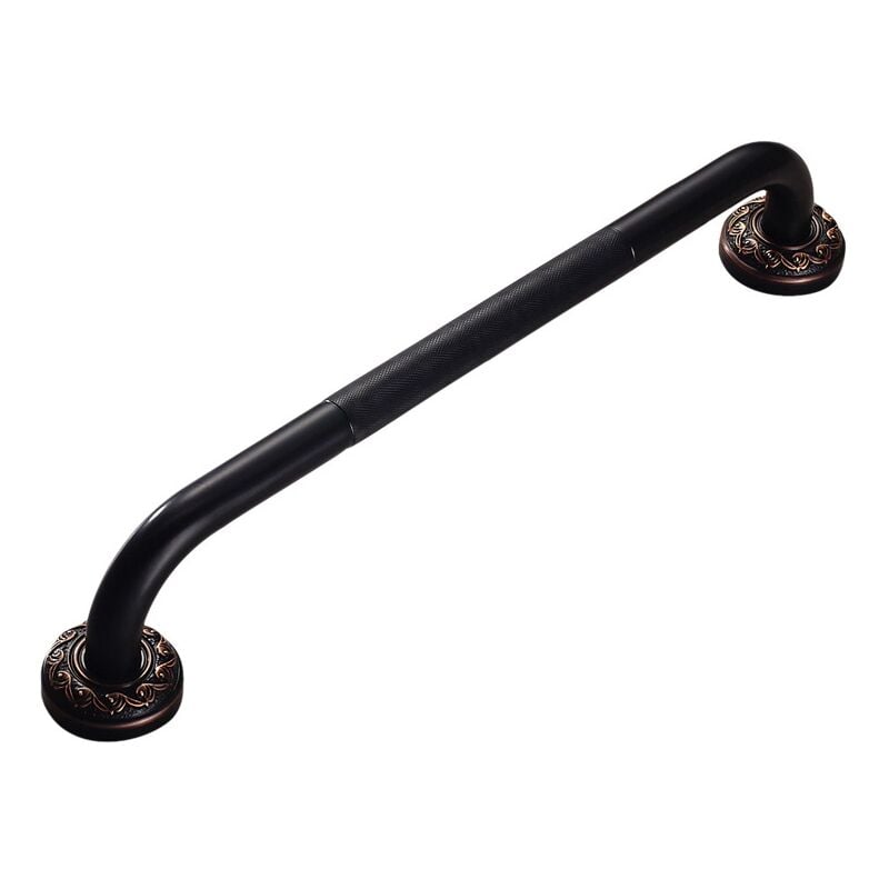 foto del prodotto petites ecrevisses maniglione da bagno in ottone 50cm maniglia di sicurezza vintage per bambini disabili gravidanza nero
