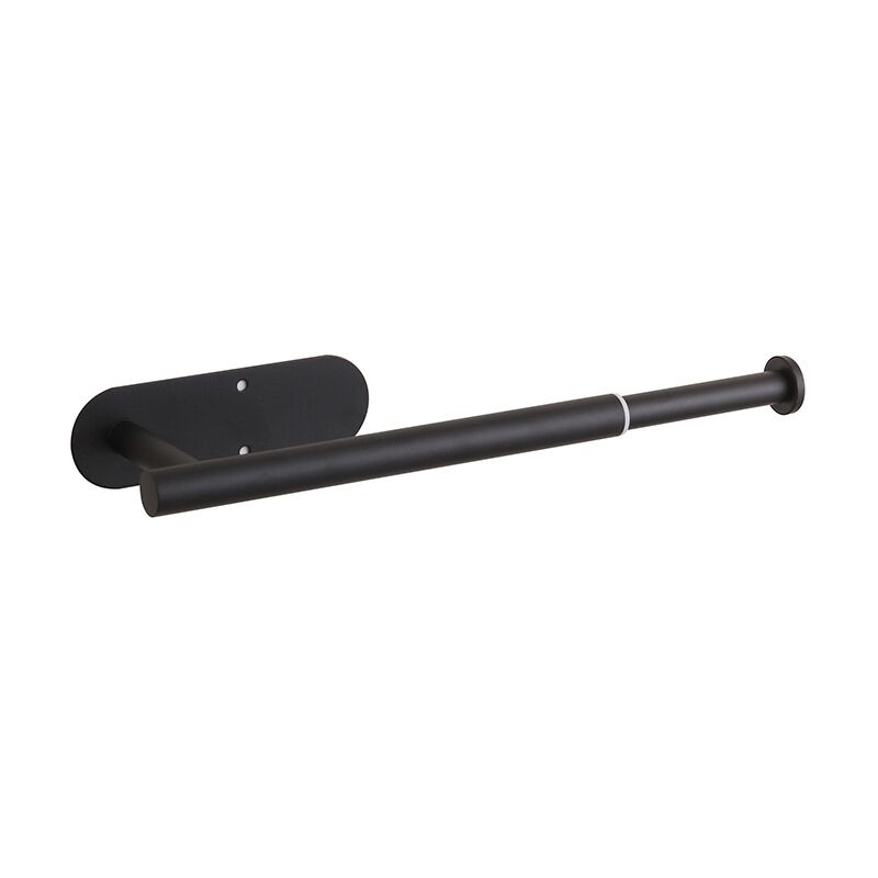 foto del prodotto petites ecrevisses portarotolo di carta telescopico supporto per rotolo di carta a parete in acciaio inox nero