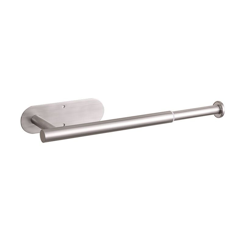 foto del prodotto petites ecrevisses portarotolo di carta telescopico supporto per rotolo di carta a parete in acciaio inox nichel spazzolato