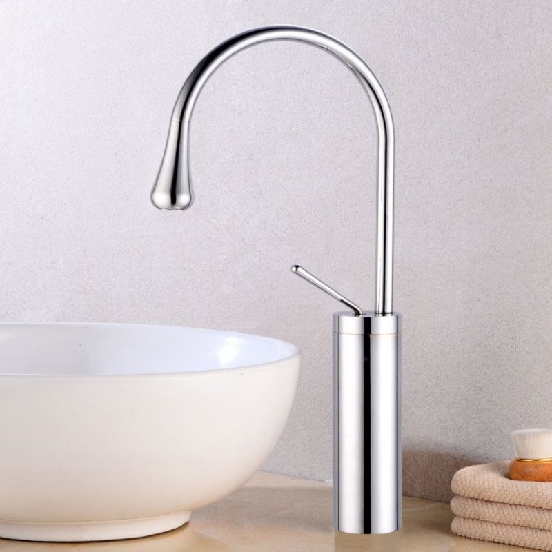 foto del prodotto petites ecrevisses rubinetto bagno lavabo moderno alto miscelatore monocomando lavabo calda e fredda disponibile cromo