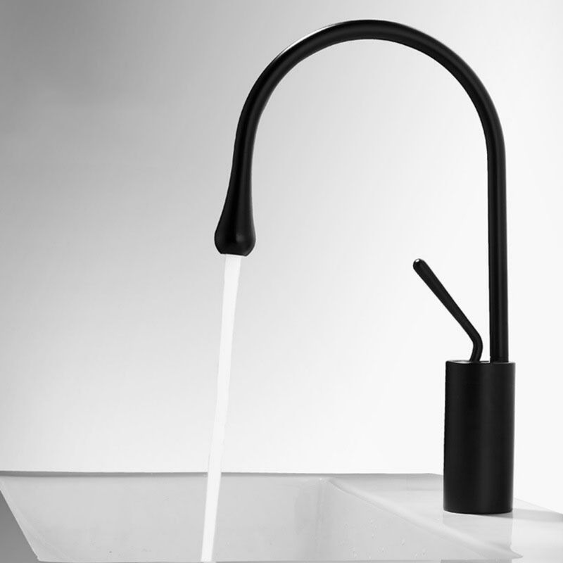 foto del prodotto petites ecrevisses rubinetto bagno lavabo moderno miscelatore monocomando lavabo calda e fredda disponibile nero