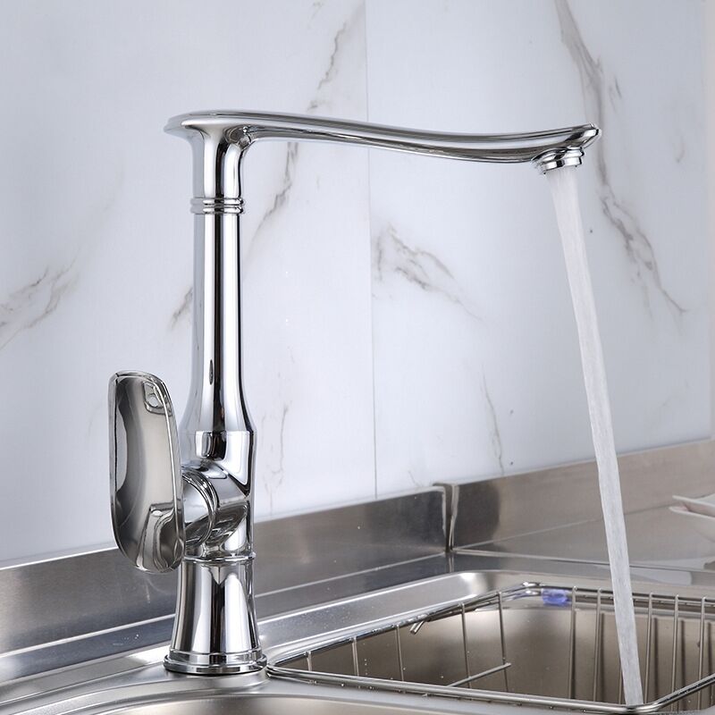 foto del prodotto petites ecrevisses rubinetto da bagno vintage in ottone miscelatore per lavabo rubinetto da cucina acqua calda e fredda disponibile cromato