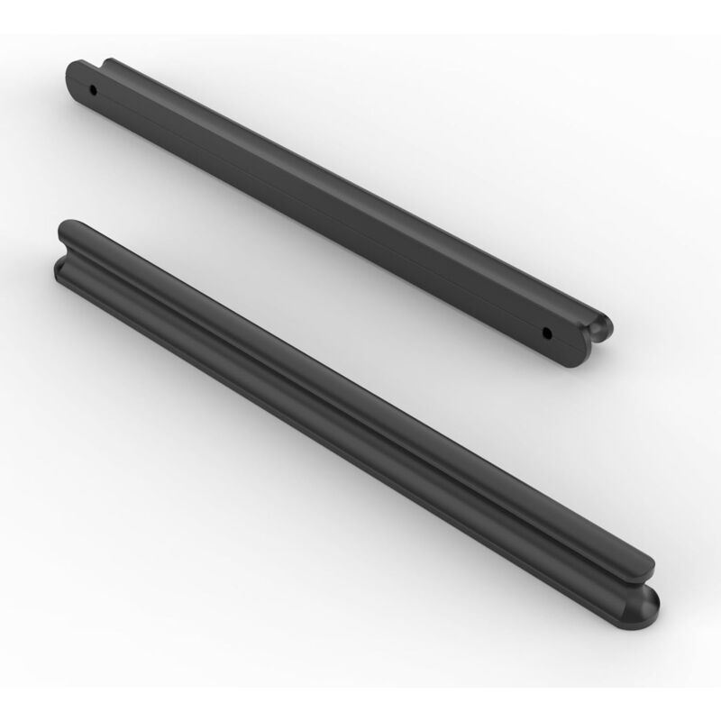 foto del prodotto petites ecrevisses set di 10 maniglie per mobili maniglie per armadio in metallo con viti maniglie moderne per cassetto nero 192mm