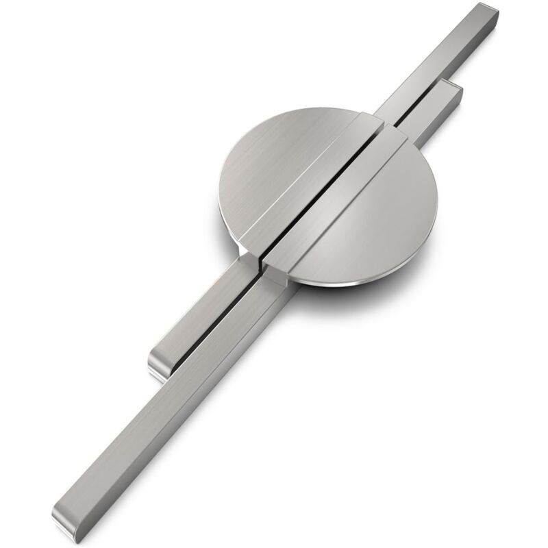 foto del prodotto petites ecrevisses set di 2 maniglie per mobili moderni pomelli per cassetti armadi cassettiere contiene viti argento 250mm