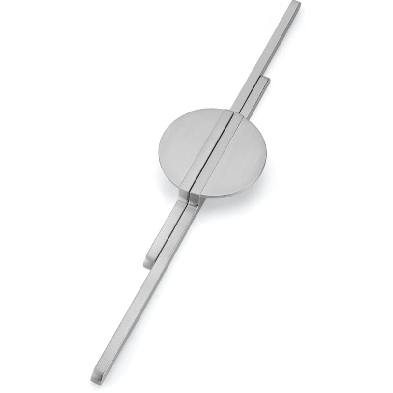 foto del prodotto petites ecrevisses set di 2 maniglie per mobili moderni pomelli per cassetti armadi cassettiere contiene viti argento 318mm