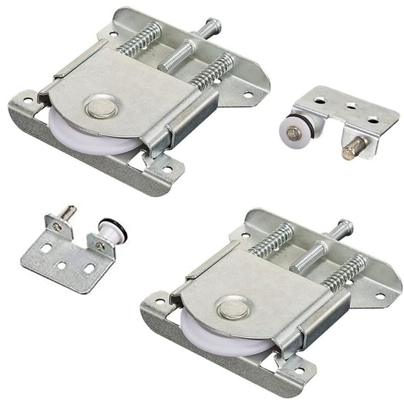 foto del prodotto petites ecrevisses set di 4 2 pulegge per mobili armadi ruote per porta armadio