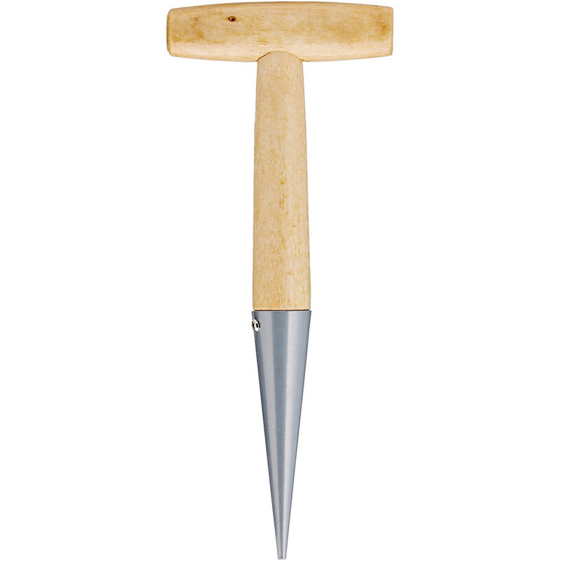 foto del prodotto petites ecrevisses strumenti per fioriera a bulbo 28cm distributore di semi per piante da giardino con manico in legno