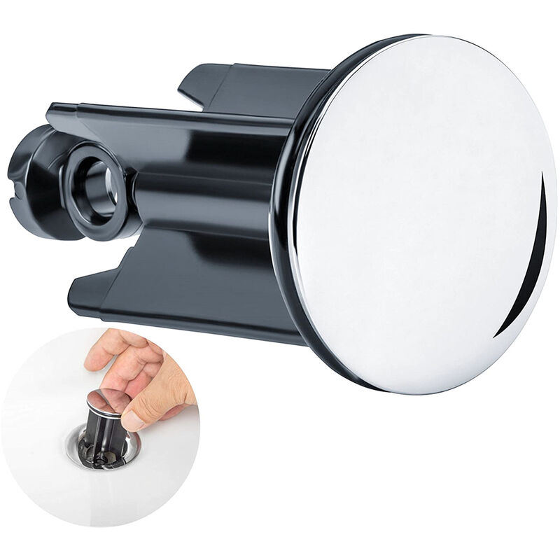 foto del prodotto petites ecrevisses tappo lavandino bagno 40mm tappo di scarico per lavabo universale altezza regolabile per cucina bagno