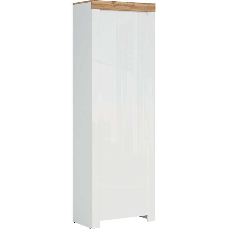 foto del prodotto petits meubles hella bianco e legno disimpegno a 1 anta