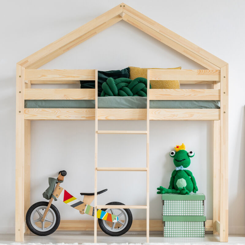 foto del prodotto petits meubles letto a mezza altezza 90x190 con rete a doghe jeanne bois