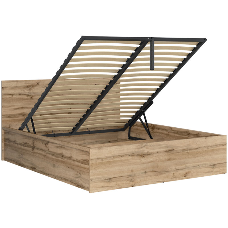 immagine 0 del prodotto petits meubles letto con contenitore con base edwin marrone 160x200