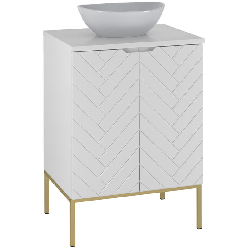 foto del prodotto petits meubles mobile bagno con lavabo daria bianco 60cm
