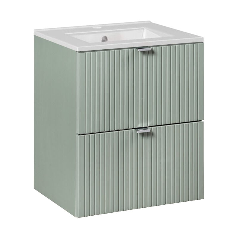 foto del prodotto petits meubles mobile bagno con lavabo jade verde 50cm