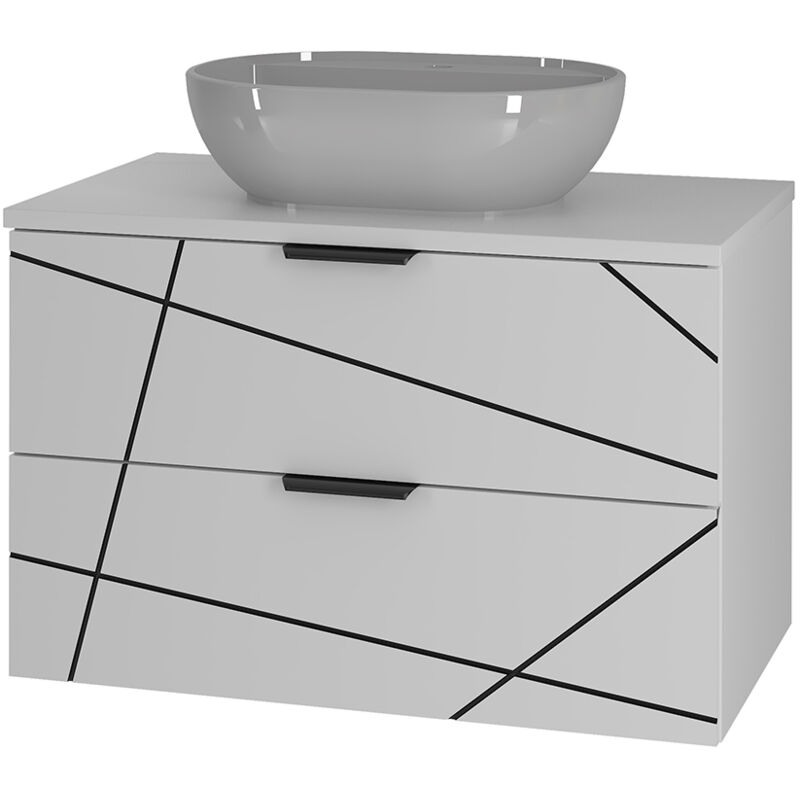 foto del prodotto petits meubles mobile bagno con lavabo teren bianco 80cm