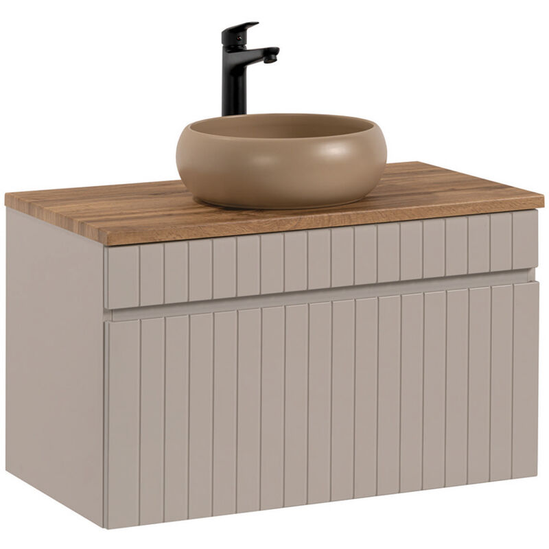 foto del prodotto petits meubles mobile bagno con lavabo zelie cachemire 80cm