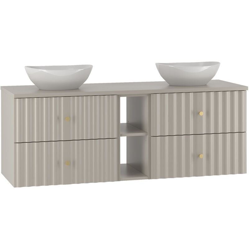 foto del prodotto petits meubles mobile bagno doppio lavabo izae cachemire 140cm