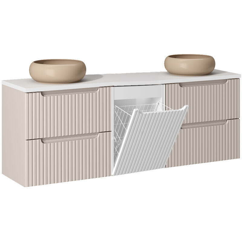foto del prodotto petits meubles mobile bagno doppio lavabo riva cachemire 160cm