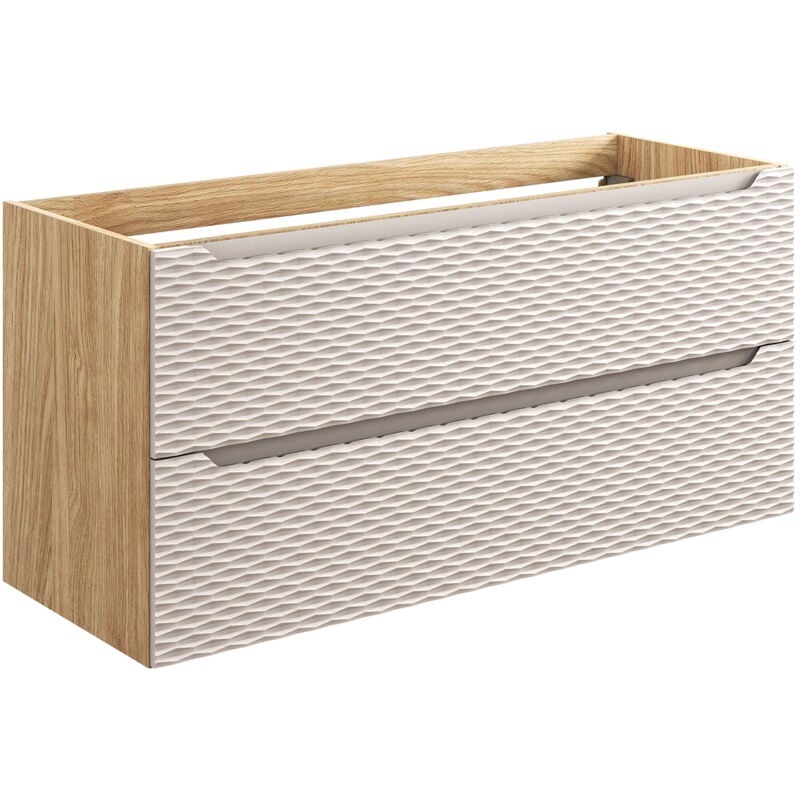 foto del prodotto petits meubles mobile bagno senza lavabo elora beige e marrone 120cm