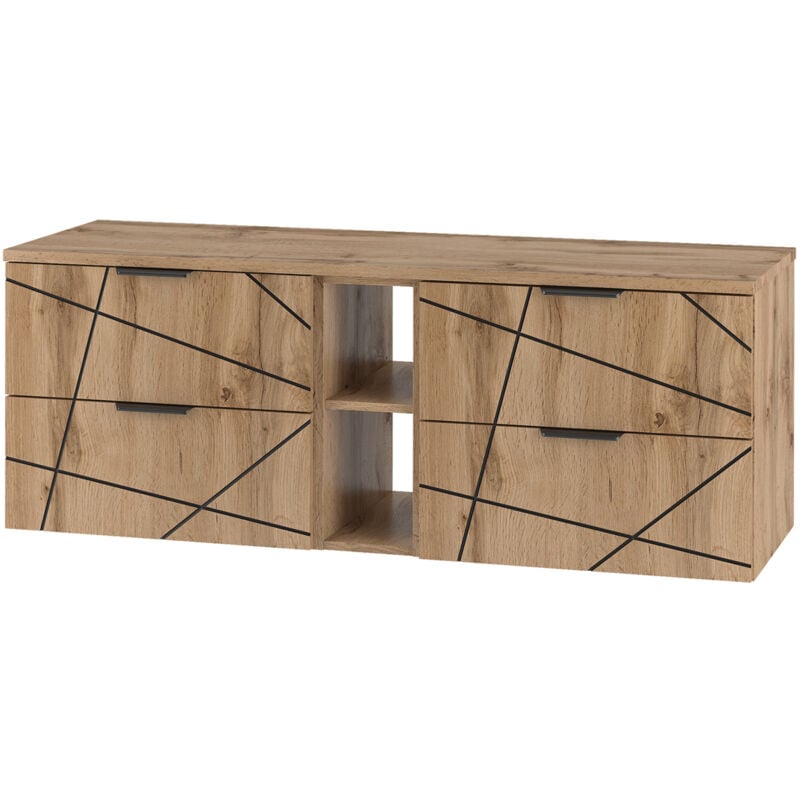 foto del prodotto petits meubles mobile bagno senza lavabo teren marrone 140cm