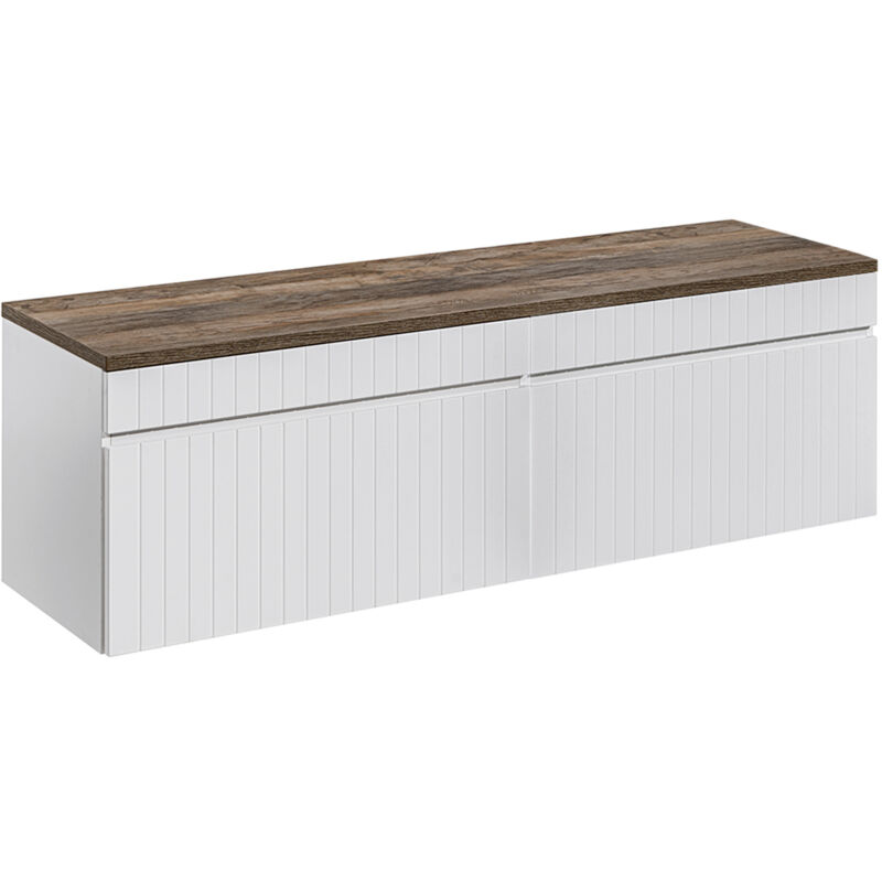 foto del prodotto petits meubles mobile bagno senza lavabo zelie bianco 160cm