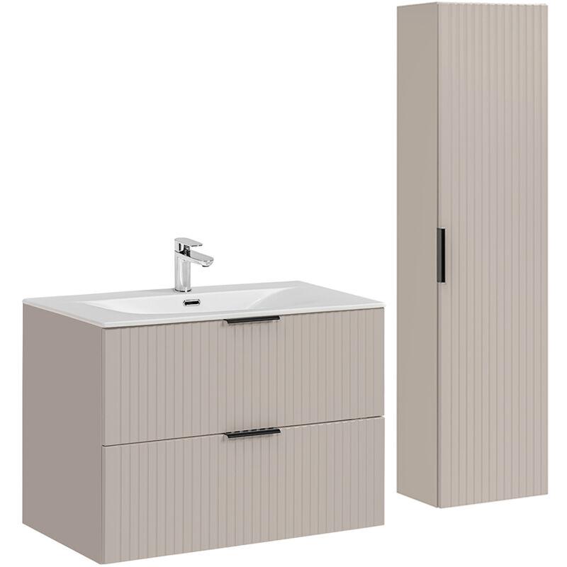 foto del prodotto petits meubles set di mobili da bagno con lavabo adriel beige 80cm