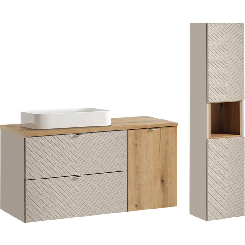 foto del prodotto petits meubles set di mobili da bagno con lavabo manoa cachemire 120cm