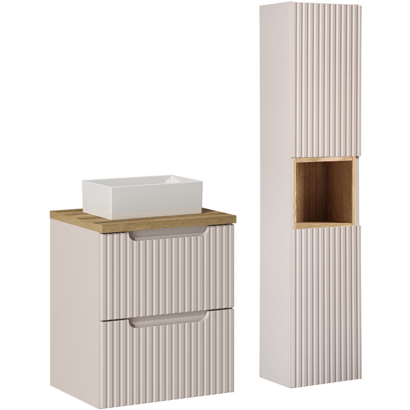 foto del prodotto petits meubles set di mobili da bagno con lavabo riva cachemire 50cm