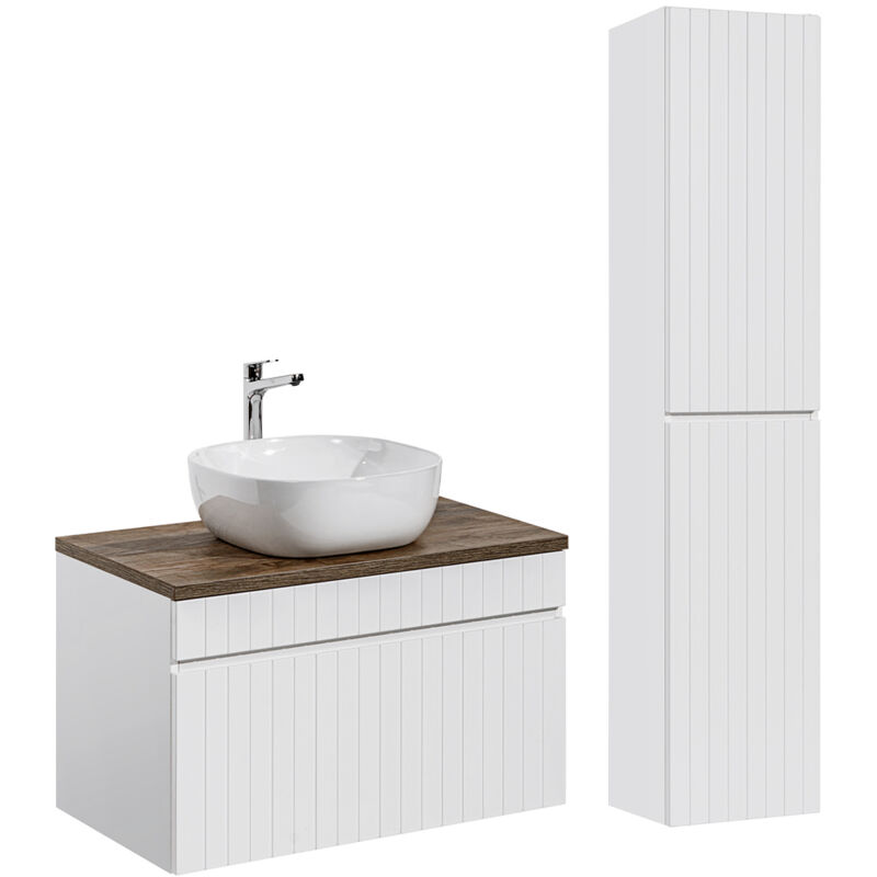 foto del prodotto petits meubles set di mobili da bagno con lavabo zelie bianco 80cm