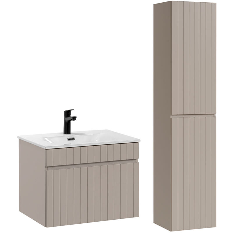 foto del prodotto petits meubles set di mobili da bagno con lavabo zelie cachemire 60cm