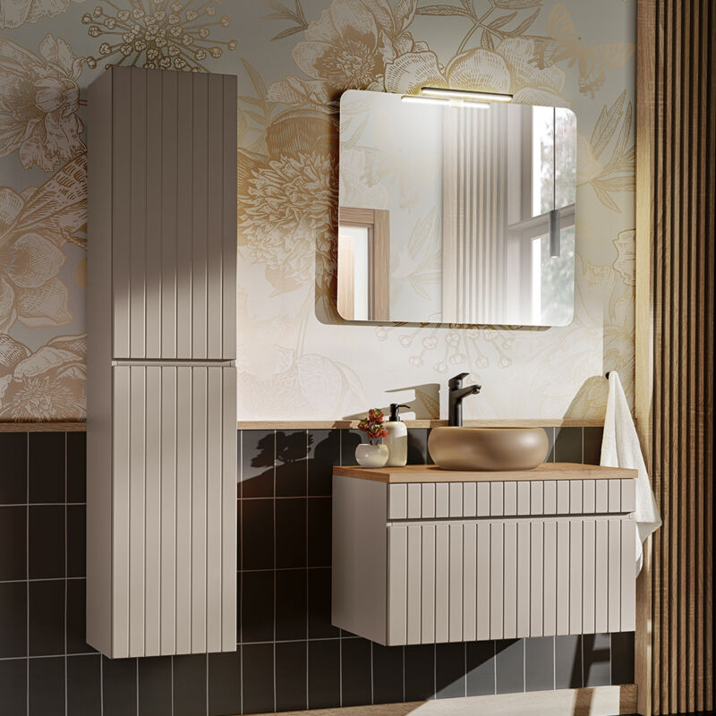 foto del prodotto petits meubles set di mobili da bagno con lavabo zelie cachemire 80cm