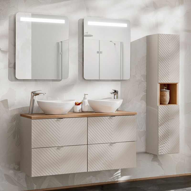 foto del prodotto petits meubles set di mobili da bagno doppio lavabo manoa cachemire 120cm