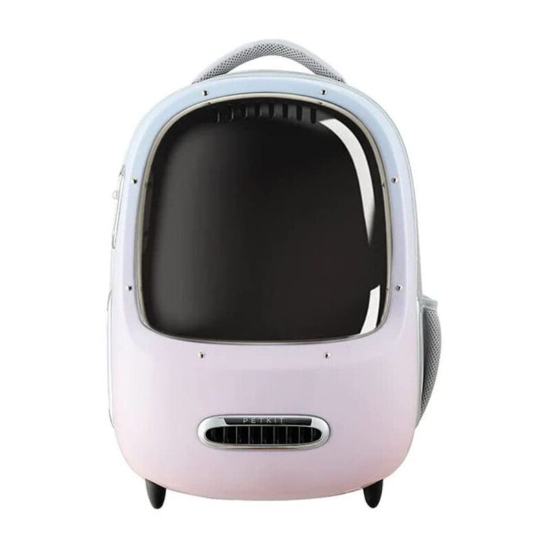 foto del prodotto petkit breezy 2 smart cat carrier rosa blu
