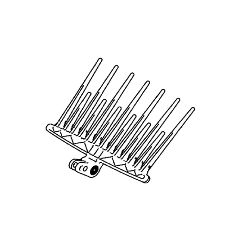 foto del prodotto pettine completo abbacchiatore volpi olytech dualcomb 13 originale