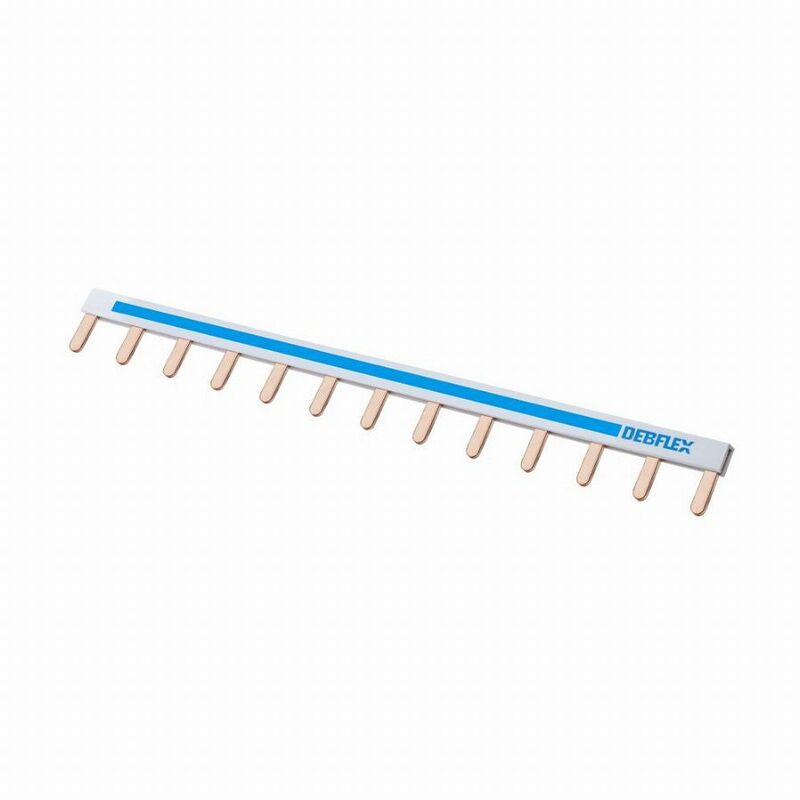 foto del prodotto pettine di collegamento fase neutro reversibile debflex l.225 mm 707080