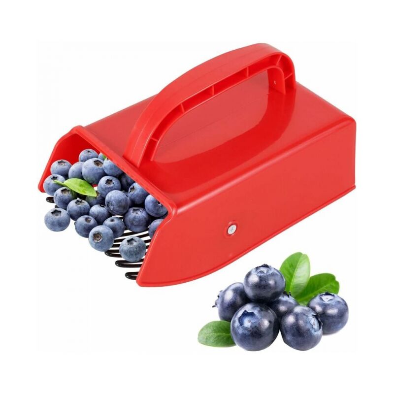 foto del prodotto pettine per mirtilli raccoglitrice di bacche con pettine in metallo raccoglitrice di frutta per ribes, ribes nero, raccoglitrice