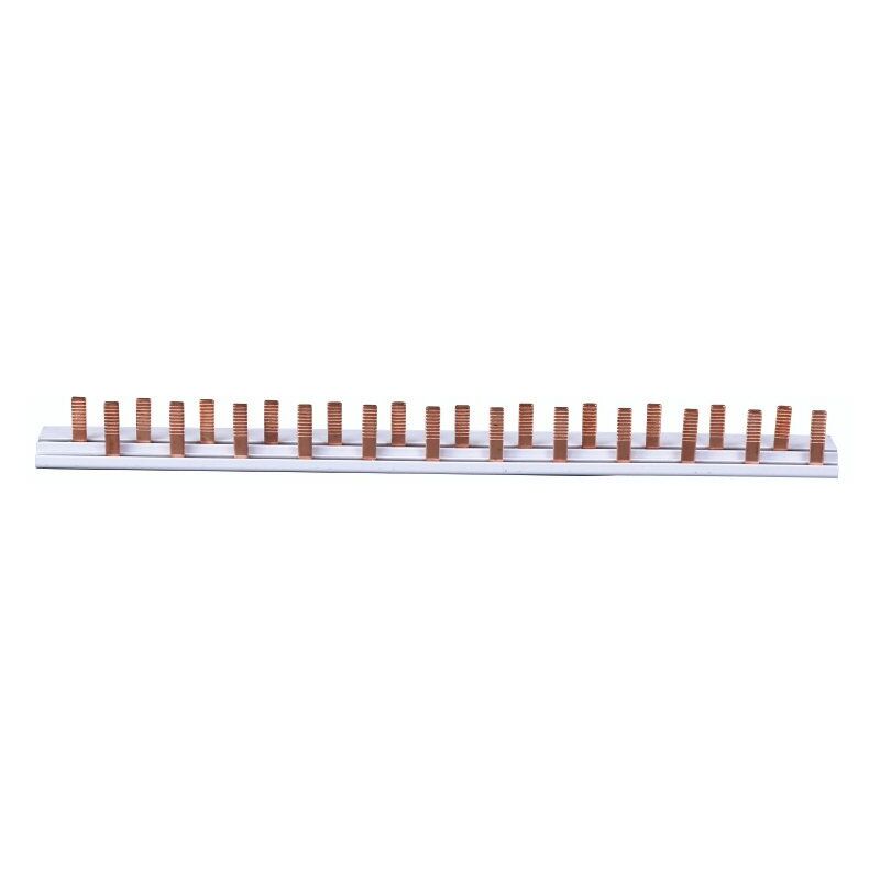 foto del prodotto pettine quadro elettrico terminale di collegamento 1p n 40a 12 moduli lunga 22,5cm ettroit