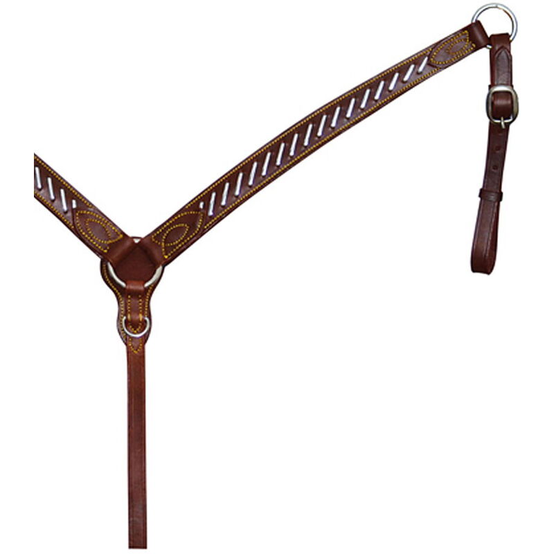 foto del prodotto pettorale western silver wire: full, nero