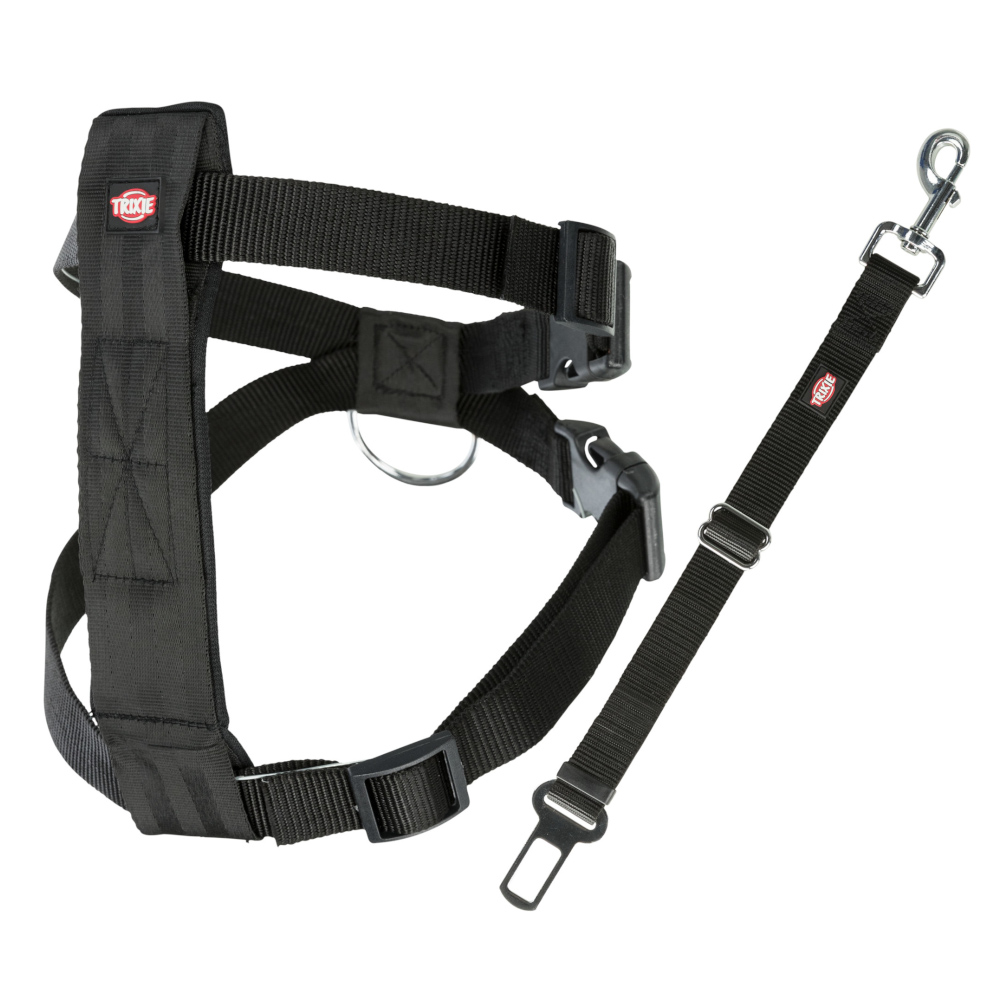 foto del prodotto pettorina con cintura di sicurezza per auto trixie taglia l circ. torace 70 90 cm