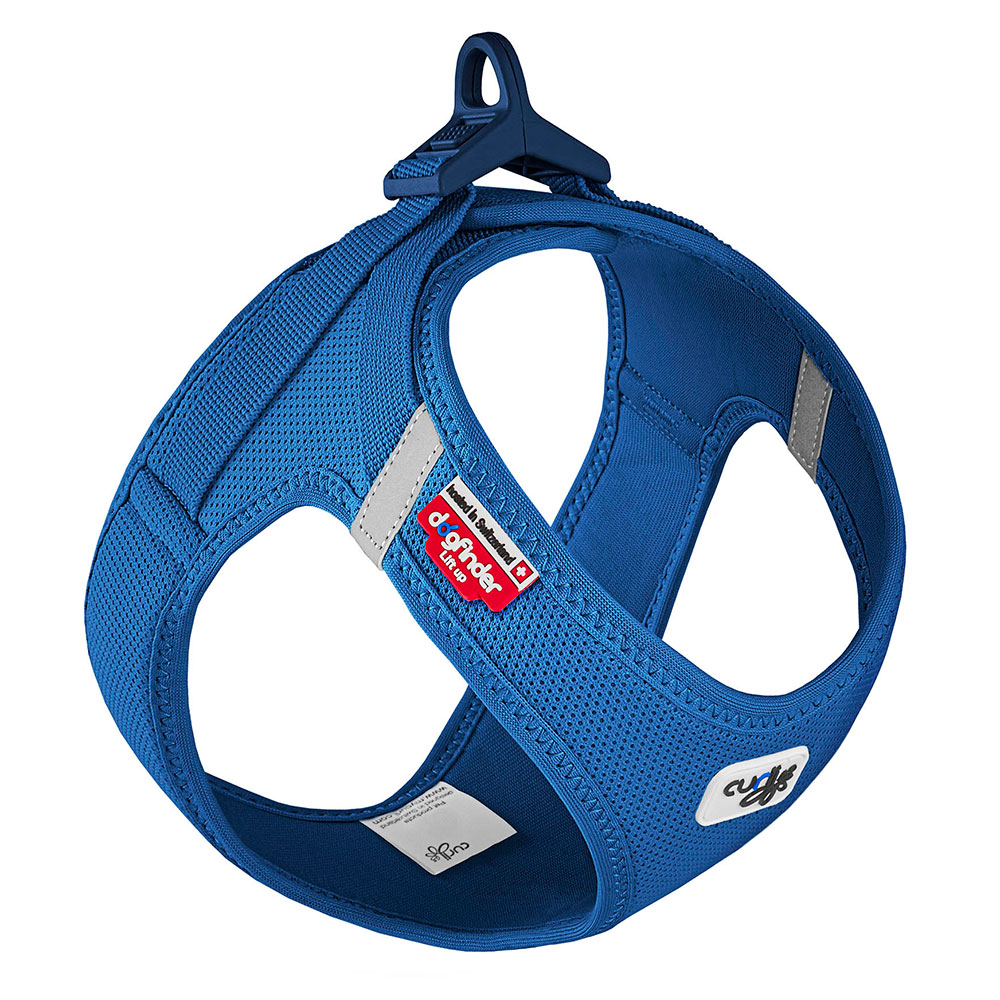 foto del prodotto pettorina curli vest clasp air mesh blu 30,2 33,8 cm circ. torace