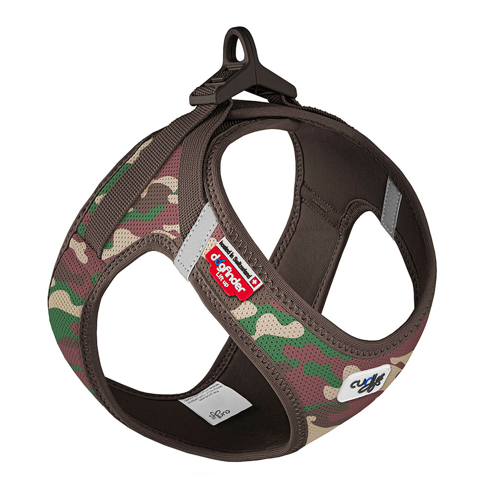foto del prodotto pettorina curli vest clasp air mesh camouflage 33,9 38,2 cm circ. torace