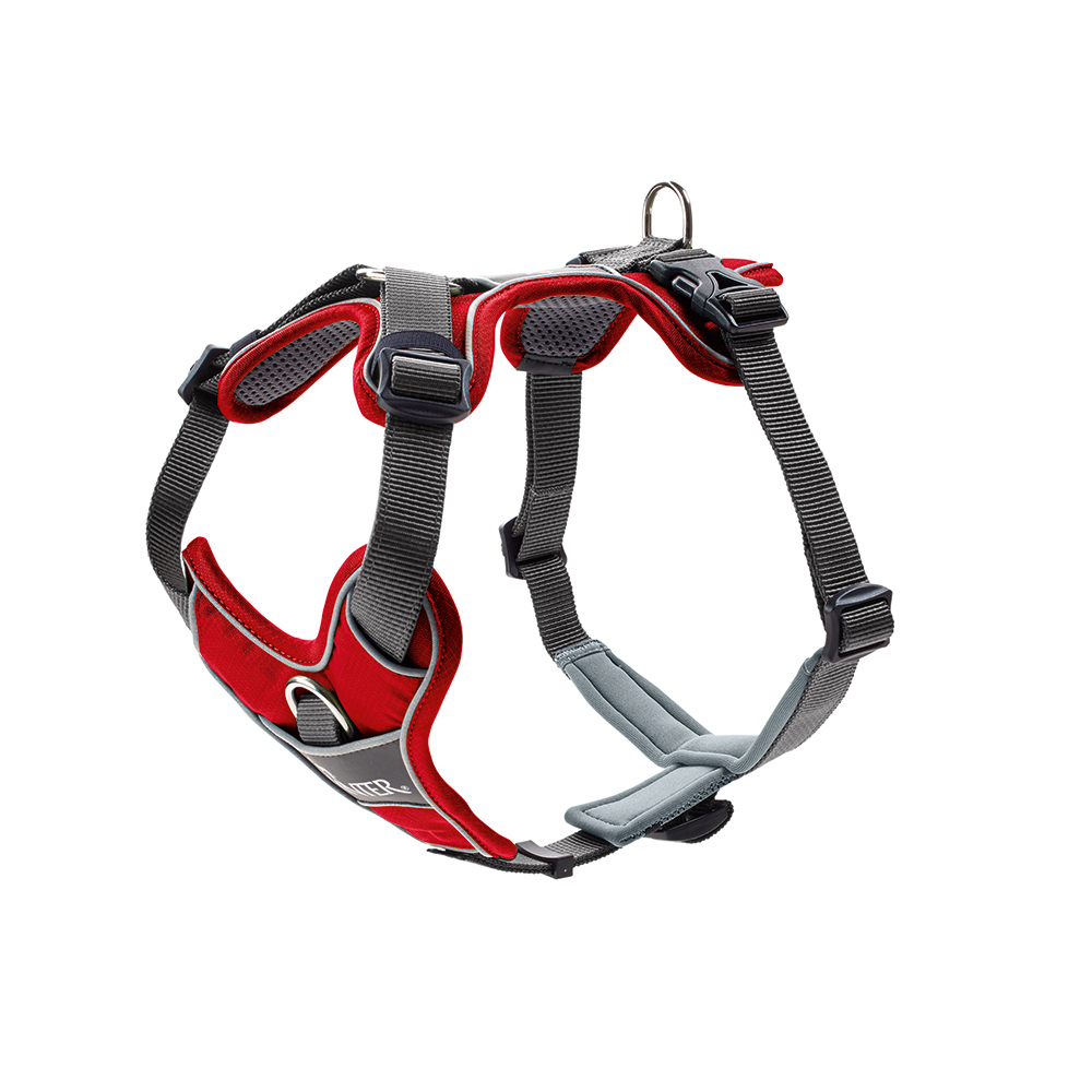 foto del prodotto pettorina hunter divo rosso grigio 56 73 cm circ. torace
