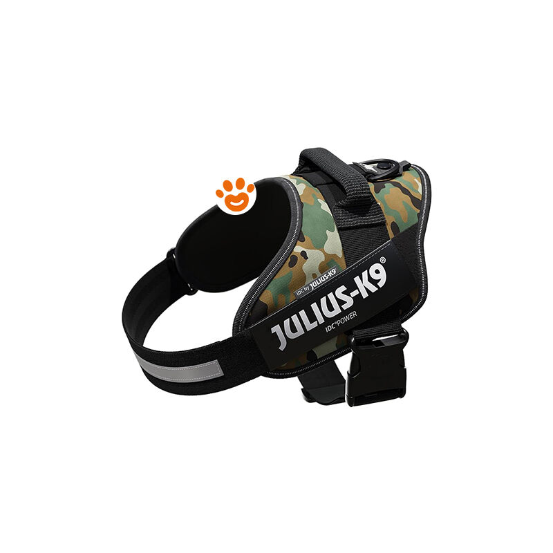 foto del prodotto pettorina idc julius k9 powerharness con fantasia ita pettorina idc julius k9 powerharness con fantasia ita camouflage, xxxs baby 1